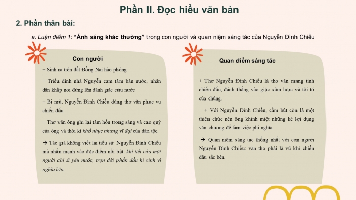 Giáo án điện tử Ngữ văn 12 bài: Nguyễn Đình Chiểu, ngôi sao sáng trong văn nghệ của dân tộc