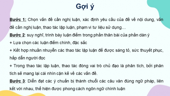 Giáo án điện tử Ngữ văn 12 bài: Luyện tập vận dụng kết hợp các thao tác lập luận