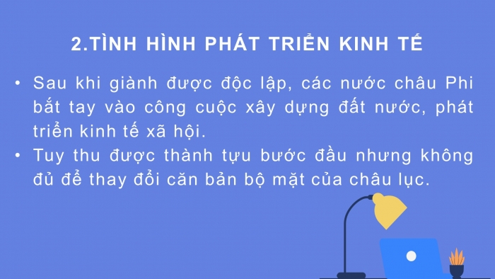 Giáo án điện tử Lịch sử 12 bài 5: Các nước châu Phi và Mĩ Latinh