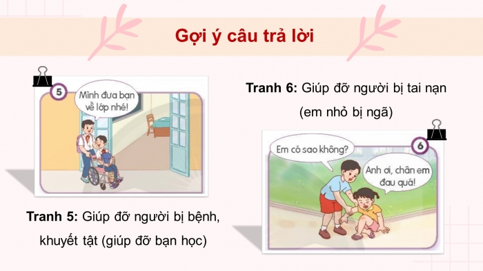 Giáo án điện tử đạo đức 4 chân trời bài 3: Em cảm thông giúp đỡ người gặp khó khăn