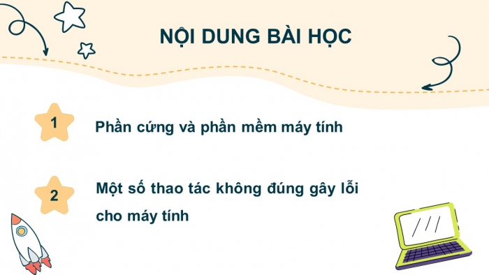 Giáo án điện tử Tin học 4 chân trời Bài 1: Phần cứng và phần mềm máy tính