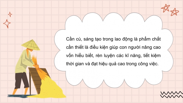 Giáo án điện tử Công dân 8 chân trời Bài 3: Lao động cần cù, sáng tạo