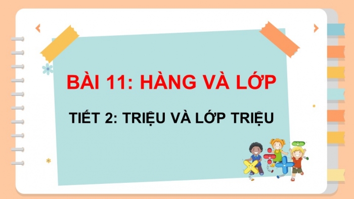 Giáo án điện tử Toán 4 kết nối Bài 11: Hàng và lớp