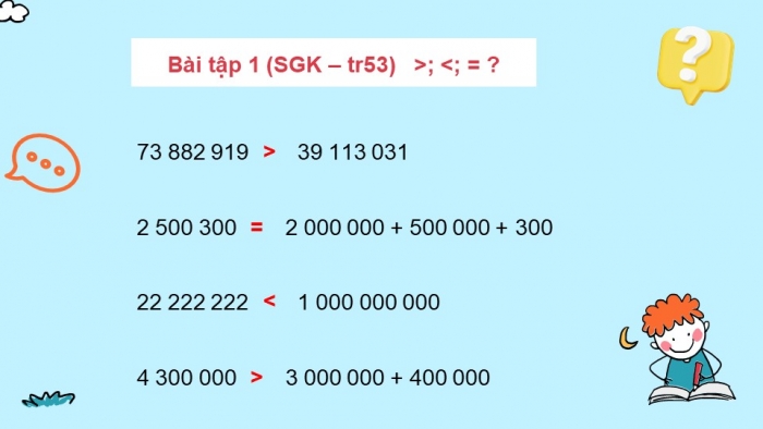 Giáo án điện tử Toán 4 kết nối Bài 16: Luyện tập chung