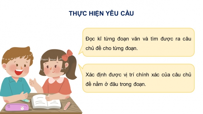 Giáo án điện tử Tiếng Việt 4 kết nối Bài 1 Viết: Tìm hiểu đoạn văn và câu chủ đề