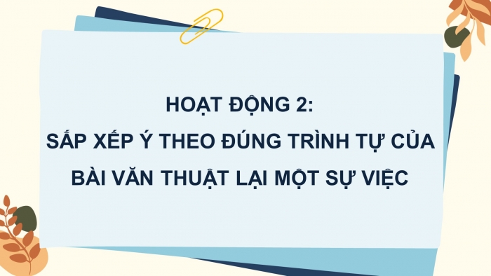 Giáo án điện tử Tiếng Việt 4 chân trời CĐ 2 Bài 2 Viết: Bài văn thuật lại một sự việc