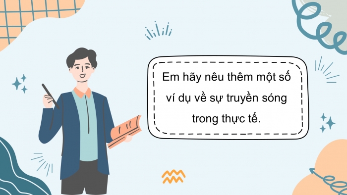 Giáo án điện tử Vật lí 11 chân trời Bài 5: Sóng và sự truyền sóng