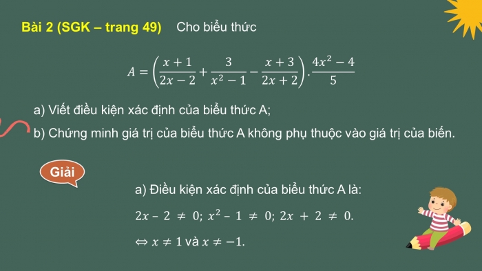 Giáo án điện tử Toán 8 cánh diều: Bài tập cuối chương 2