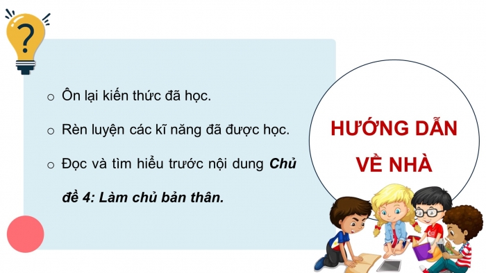 Giáo án điện tử HĐTN 8 cánh diều Chủ đề 3 - HĐGDTCĐ: Đánh giá cuối chủ đề