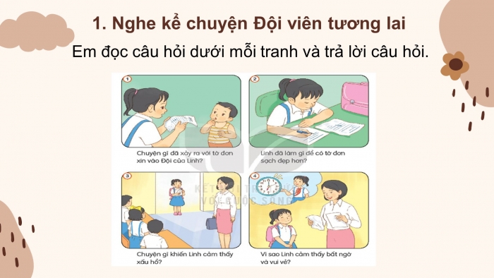 Giáo án điện tử bài 11 tiết 2: Nói và nghe - Đội viên tương lai