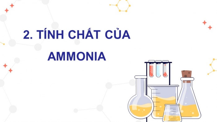 Giáo án điện tử Hoá học 11 chân trời Bài 4: Ammonia và một số hợp chất ammonium