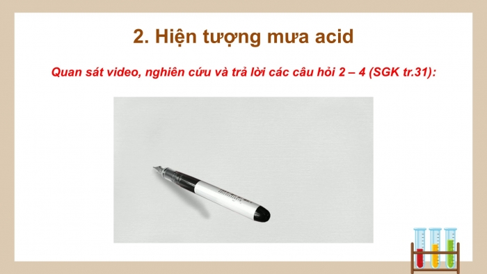 Giáo án điện tử Hoá học 11 chân trời Bài 5: Một số hợp chất với oxygen của nitrogen