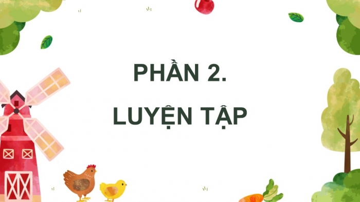 Giáo án điện tử Công nghệ chăn nuôi 11 cánh diều: Ôn tập chủ đề 2