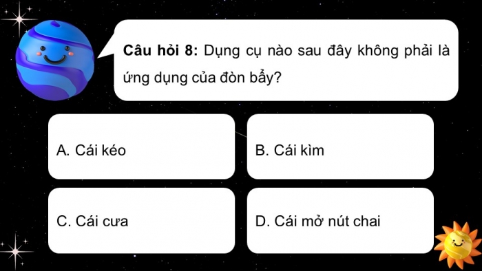 Giáo án điện tử KHTN 8 cánh diều: Bài tập (Chủ đề 4)