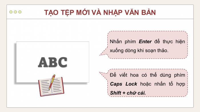 Giáo án điện tử Tin học 4 cánh diều Chủ đề E2 Bài 1: Làm quen với phần mềm soạn thảo văn bản