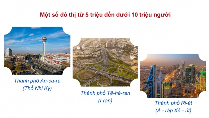 Giáo án điện tử Địa lí 11 kết nối Bài 15: Vị trí địa lí, điều kiện tự nhiên, dân cư và xã hội khu vực Tây Nam Á (P2)