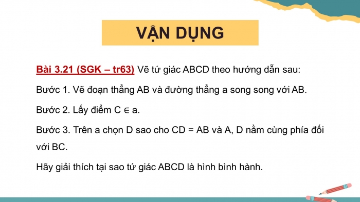 Giáo án điện tử Toán 8 kết nối: Luyện tập chung (tr.62)