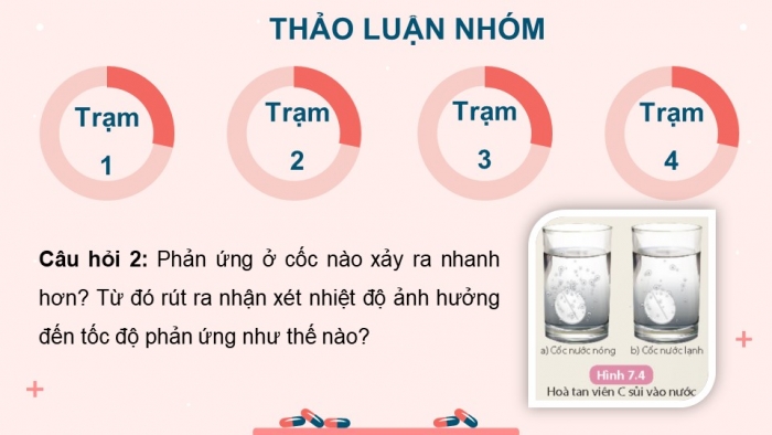 Giáo án điện tử KHTN 8 kết nối Bài 7: Tốc độ phản ứng và chất xúc tác