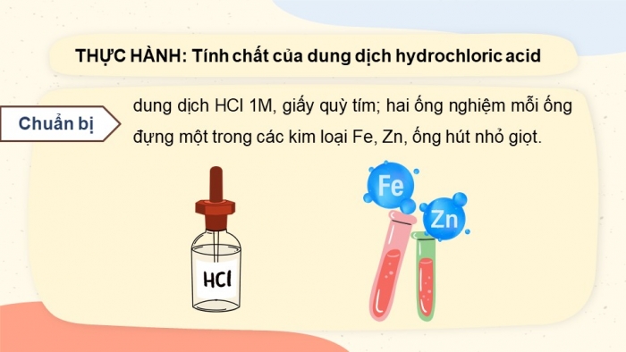 Giáo án điện tử KHTN 8 kết nối Bài 8: Acid