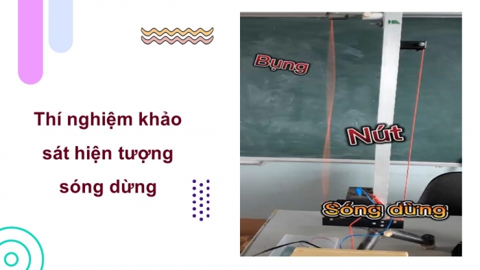 Giáo án điện tử Vật lí 11 chân trời Bài 9: Sóng dừng