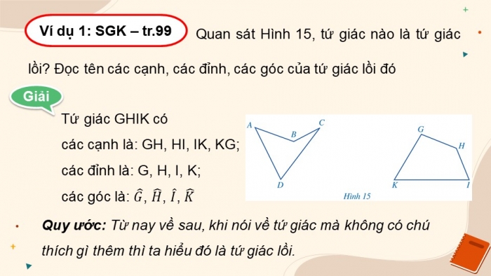 Giáo án điện tử Toán 8 cánh diều Chương 5 Bài 2: Tứ giác