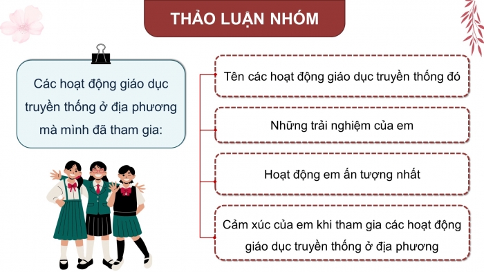 Giáo án điện tử HĐTN 8 cánh diều Chủ đề 5 - HĐGDTCĐ: Hoà nhịp cùng cộng đồng