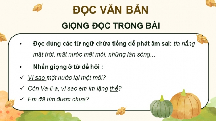 Giáo án điện tử Tiếng Việt 4 kết nối Bài 20 Đọc Bầu trời mùa thu