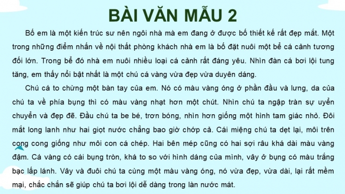 Giáo án điện tử Tiếng Việt 4 kết nối Bài 30 Viết Trả bài văn miêu tả con vật