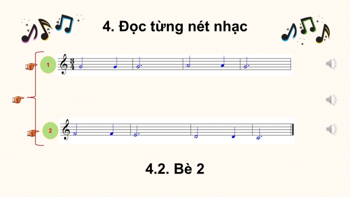 Giáo án điện tử Âm nhạc 8 cánh diều Bài 8 tiết 1: Bài đọc nhạc số 4, bài hòa tấu số 4