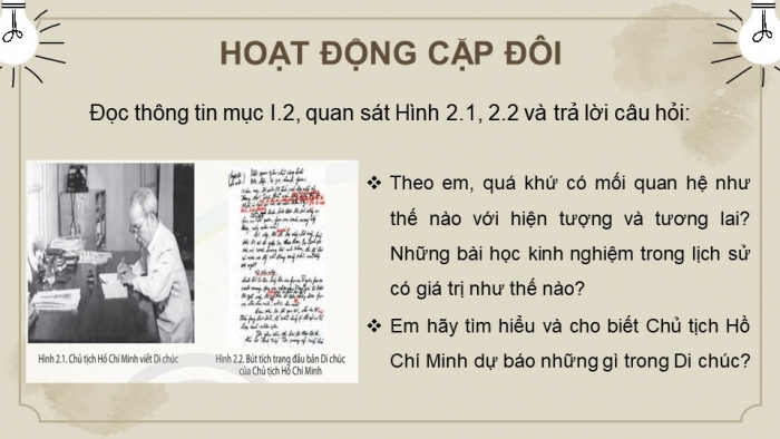 Giáo án điện tử bài 2: Tri thức lịch sử và cuộc sống