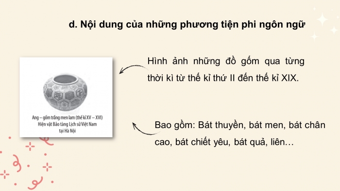 Giáo án điện tử Ngữ văn 11 chân trời Bài 4: Gốm gia dụng của người Việt