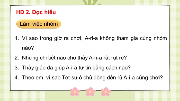 Giáo án điện tử bài 1: Bạn mới