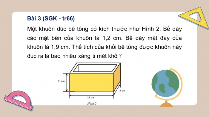 Giáo án điện tử bài: Bài tập cuối chương 3