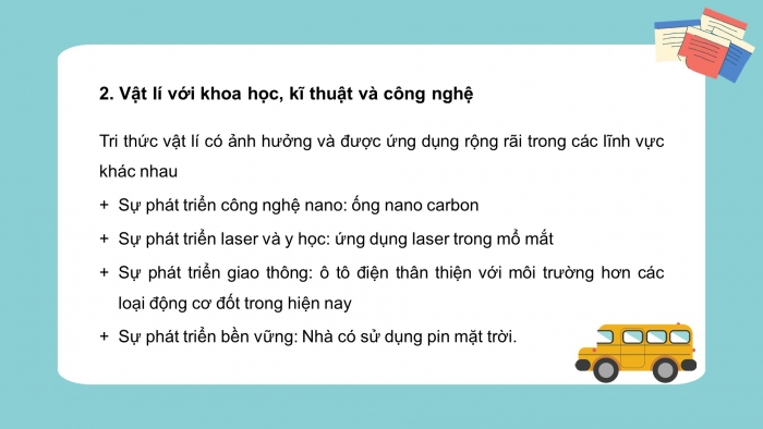 Giáo án điện tử vật lí 10 cánh diều bài: Bài mở đầu - Giới thiệu mục đích học tập môn vật lí