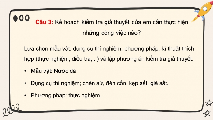 Giáo án điện tử KHTN 7 chân trời – Phần hóa học bài 1: Phương pháp và kĩ năng học tập môn khoa học tự nhiên