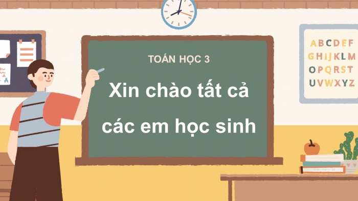 Giáo án điện tử toán 3 cánh diều bài 17: Em vui học toán