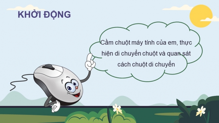 Giáo án điện tử bài 3: Em tập sử dụng chuột