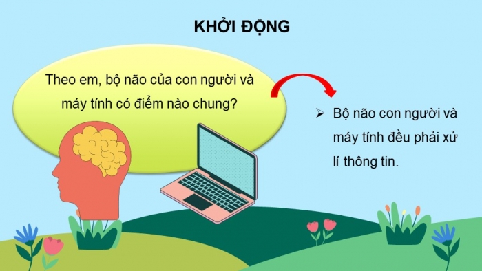 Giáo án điện tử bài 4: Ôn tập về thông tin và xử lí thông tin