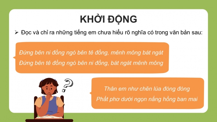 Giáo án điện tử ngữ văn 7 cánh diều tiết: Từ địa phương