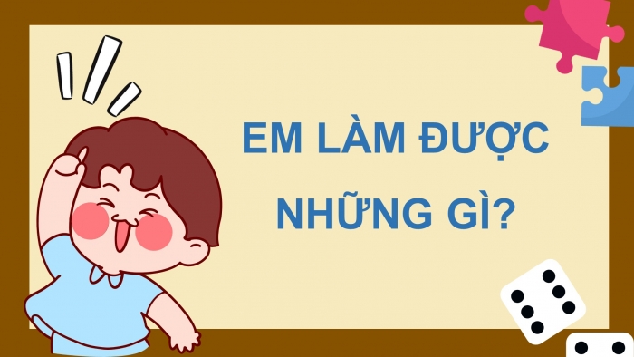 Giáo án điện tử toán 3 chân trời bài: Em làm được những gì? trang 49