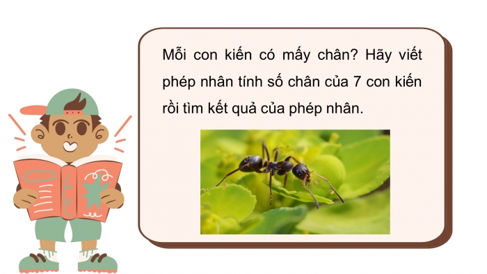 Giáo án điện tử toán 3 chân trời bài: Bảng nhân 6