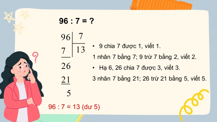 Giáo án điện tử toán 3 chân trời bài: Chia số có ba chữ số cho số có một chữ số