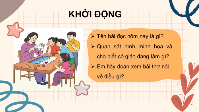 Giáo án điện tử tiếng việt 3 cánh diều bài 9: Bài đọc 3 - bàn tay cô giáo