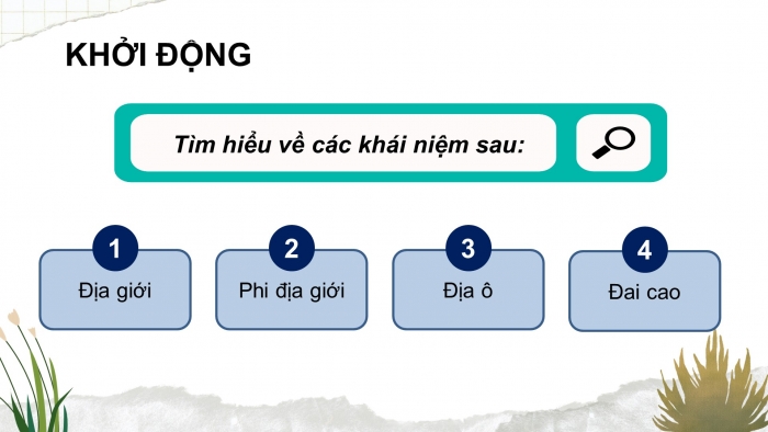 Giáo án điện tử địa lí 10 chân trời bài 18: Quy luật địa đới và quy luật phi địa đới