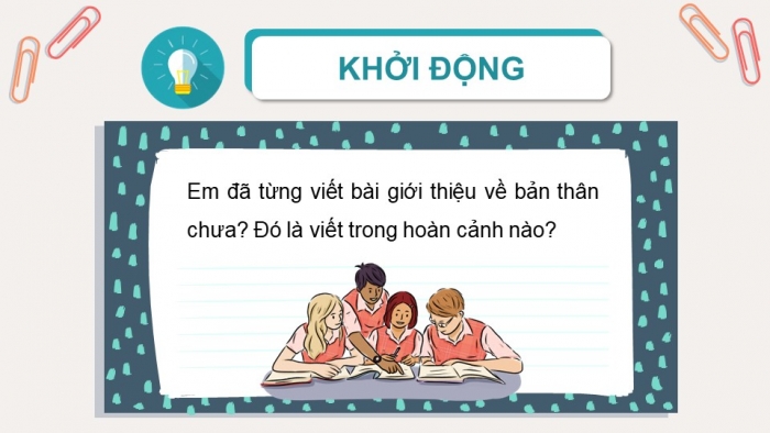 Giáo án điện tử ngữ văn 10 cánh diều tiết: Viết bài luận về bản thân