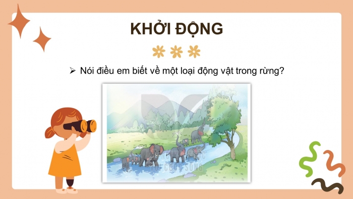 Giáo án điện tử tiếng việt 3 kết nối bài 8: Bầy voi rừng trường sơn. Tiết 1 – 2: Đọc