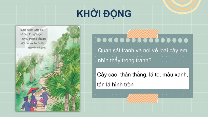 Giáo án điện tử tiếng việt 3 kết nối bài 7: Mặt trời xanh của tôi. Tiết 1 – 2. Đọc