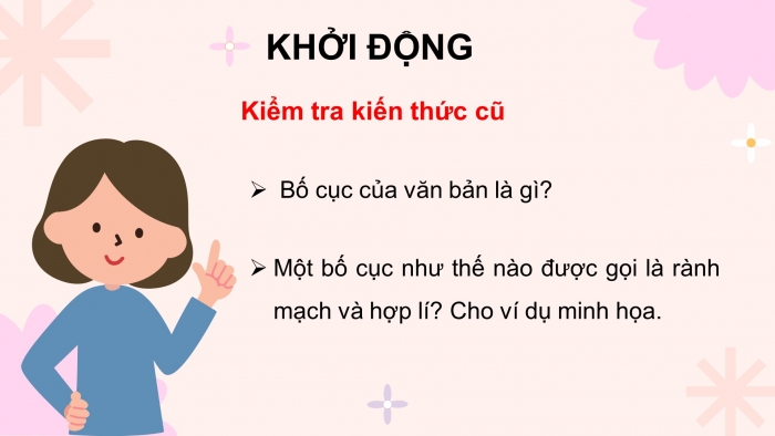 Giáo án điện tử ngữ văn 7 kết nối tiết: Thực hành tiếng việt - Mạch lạc và liên kết của văn bản