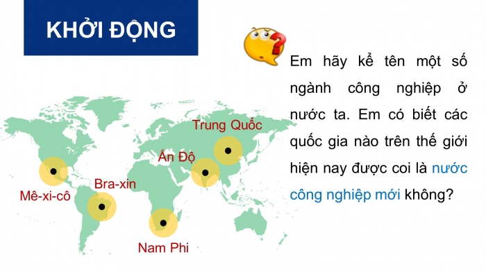 Giáo án điện tử địa lí 10 chân trời bài 29: Cơ cấu, vai trò và đặc điểm công nghiệp, các nhân tố ảnh hưởng tới...