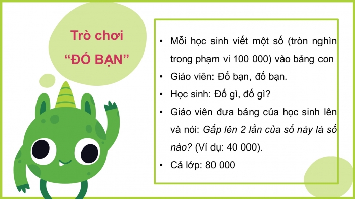 Giáo án điện tử toán 3 chân trời bài: Chia số có năm chữ số với số có một chữ số